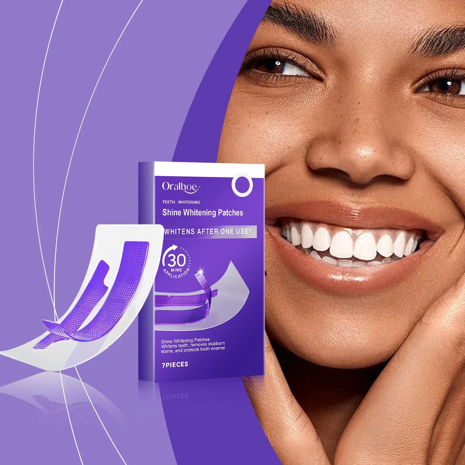 Brilliant Smile Purple Teeth Whitening Strips